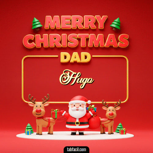 GIF de Hugo - Merry Christmas DAD