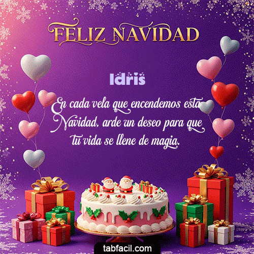 Feliz Navidad Idris GIF