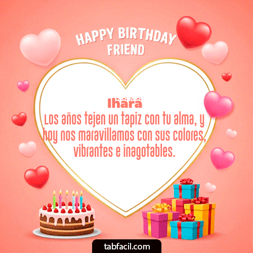 GIF de Ihara - Happy Birthday Friend