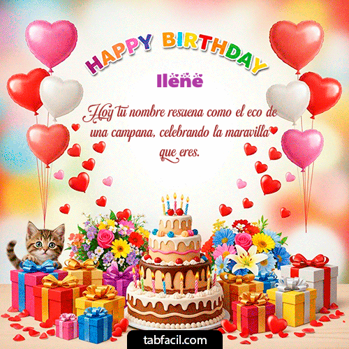 Feliz Cumpleaños Ilene GIF