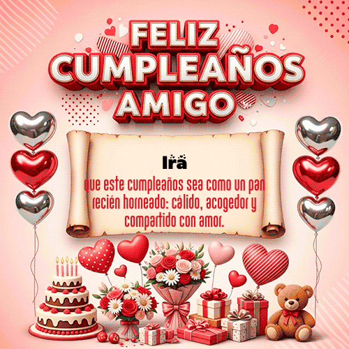 GIF de Ira - Feliz Cumpleaños Amigo