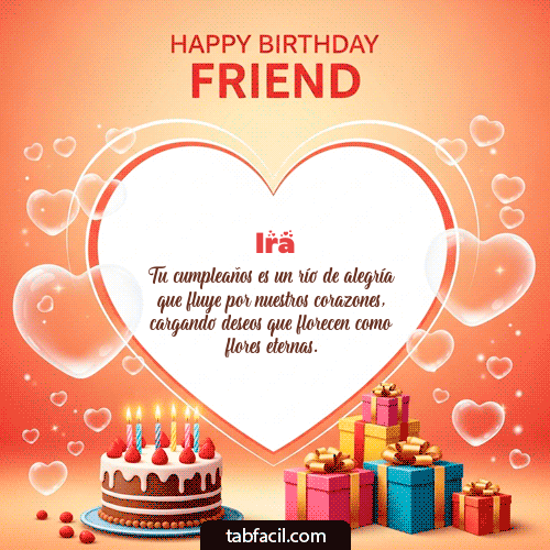 GIF de Ira - Happy Birthday Friend