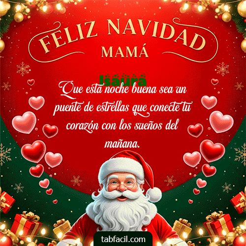 Feliz Navidad Isaura GIF