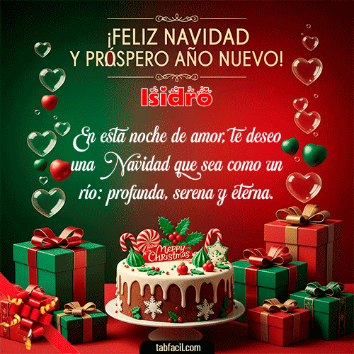 Feliz Navidad Isidro GIF