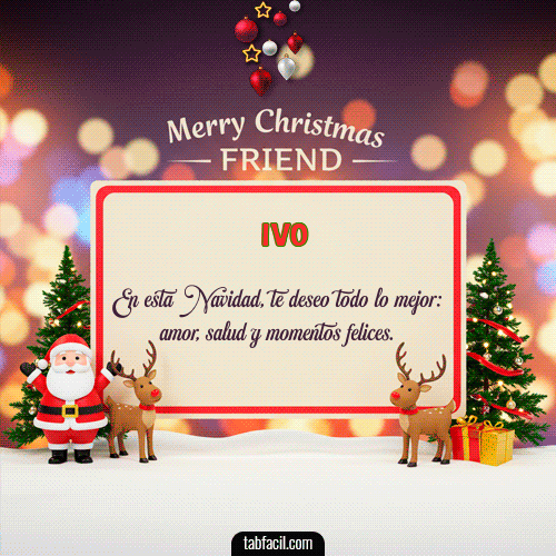 Feliz Navidad Ivo GIF