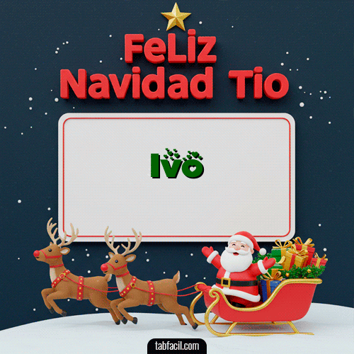 Feliz Navidad Ivo GIF