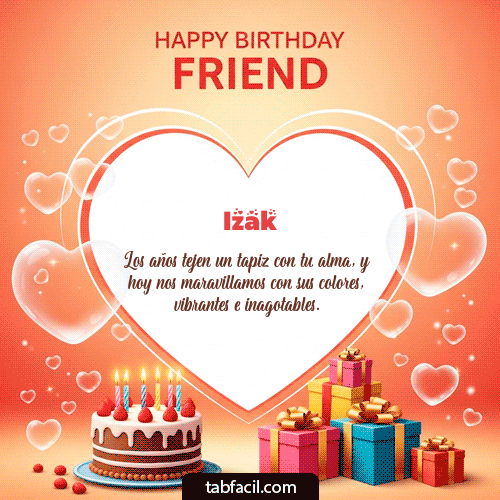GIF de Izak - Happy Birthday Friend