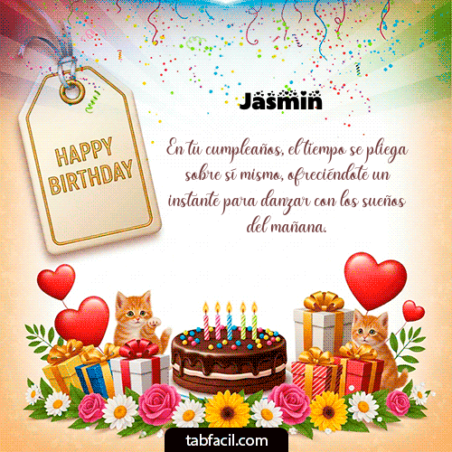 GIF de Jasmin - Happy BirthDay