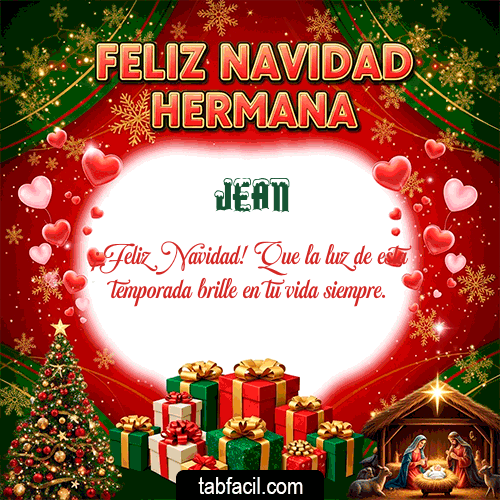 Feliz Navidad Jean GIF