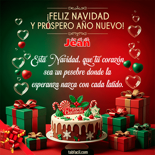 Feliz Navidad Jean GIF