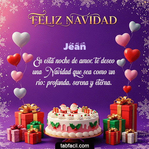 Feliz Navidad Jean GIF