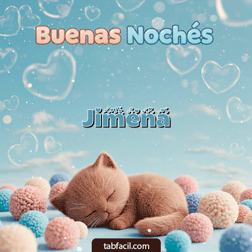Buenas Noches Jimena GIF