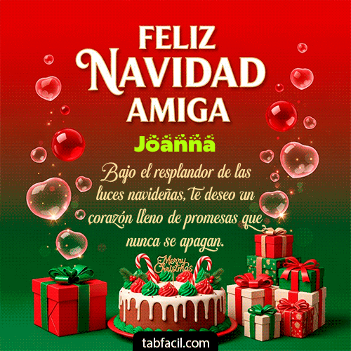 Feliz Navidad Joanna GIF