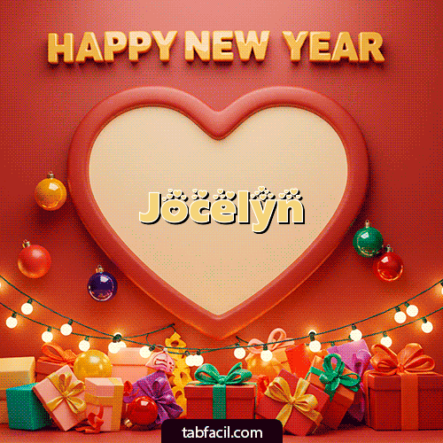 Feliz Año Nuevo Jocelyn GIF