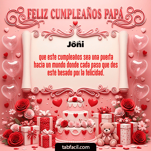 Feliz Cumpleaños Joni GIF
