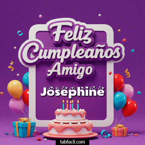 Feliz Cumpleaños Josephine GIF