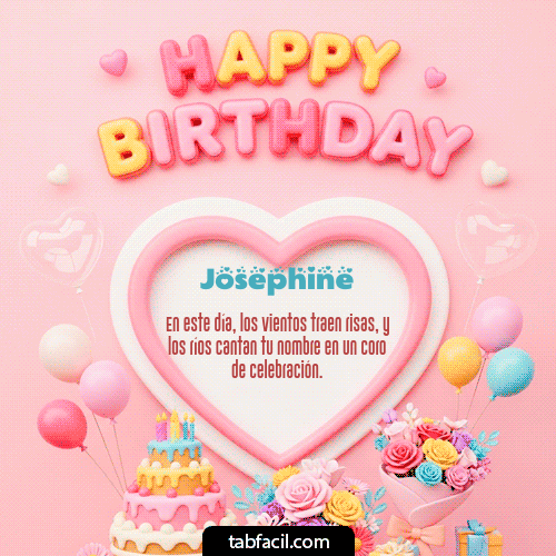 Feliz Cumpleaños Josephine GIF