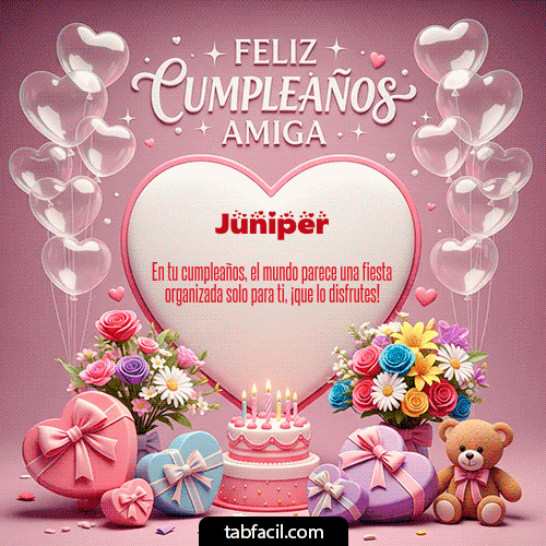 GIF de Juniper - Feliz Cumpleaños Amiga