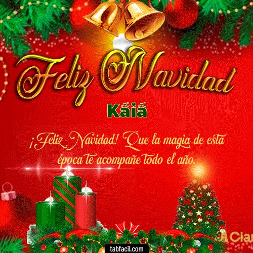 GIF Animado de Feliz Navidad para Kaia - Feliz Navidad