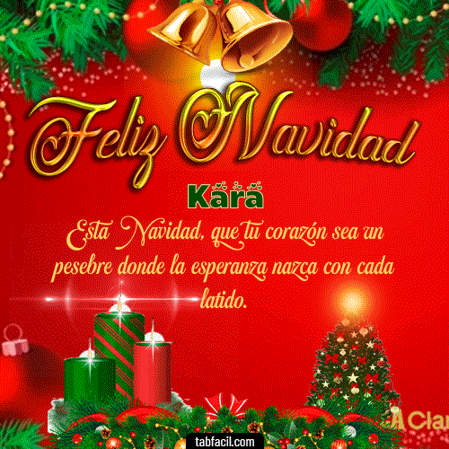 Feliz Navidad Kara GIF