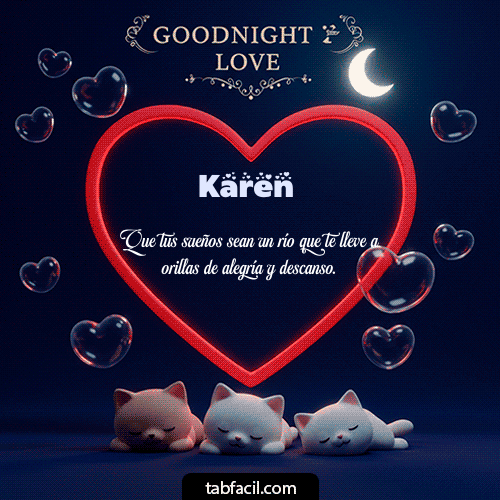 Buenas Noches Karen GIF