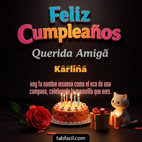 Feliz Cumpleaños Karlina GIF