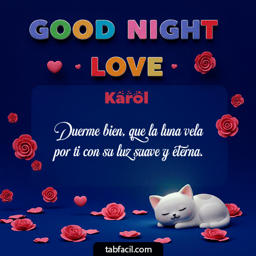 Buenas Noches Karol GIF