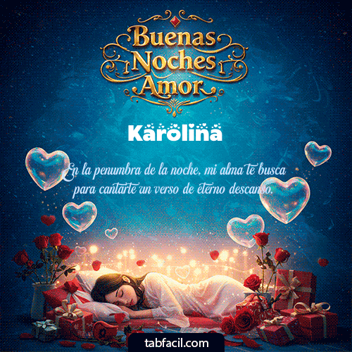 Buenas Noches Karolina GIF