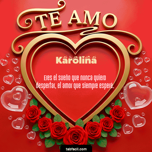 Feliz Dia Amor Karolina GIF