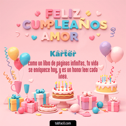 GIF de Karter - 💞 Feliz Cumpleaños Amor