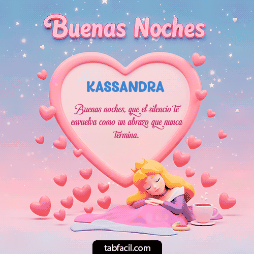 Buenas Noches Kassandra GIF