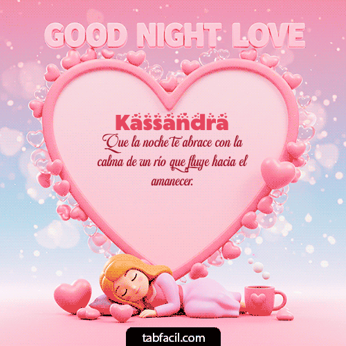 Buenas Noches Kassandra GIF