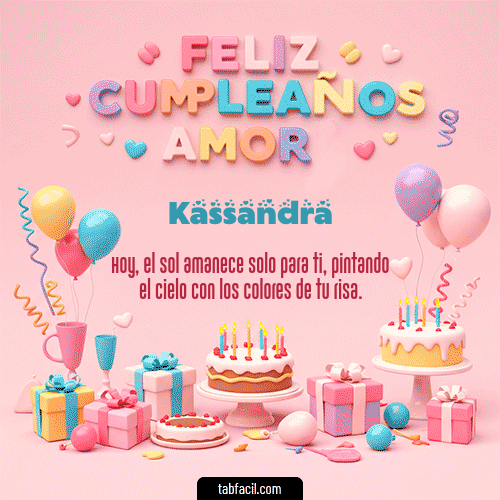 GIF de Kassandra - 💞 Feliz Cumpleaños Amor