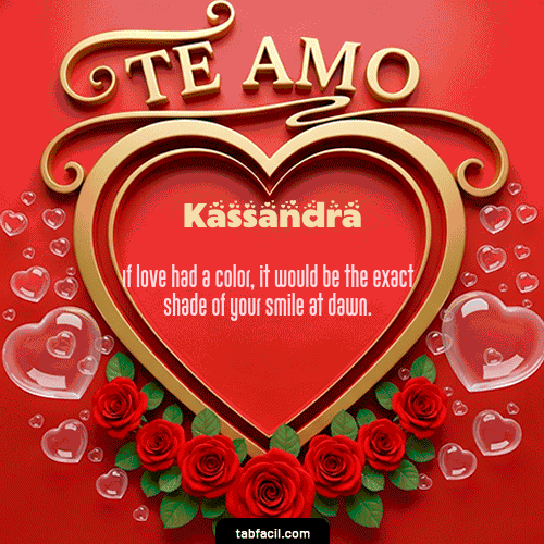 Feliz Dia Amor Kassandra GIF