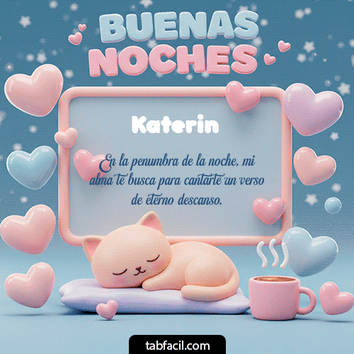 Buenas Noches Katerin GIF