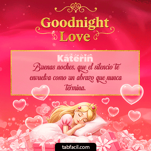 Buenas Noches Katerin GIF
