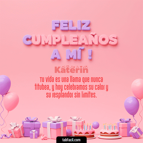 GIF de Katerin - 🕯️ Feliz Cumpleaños para mí