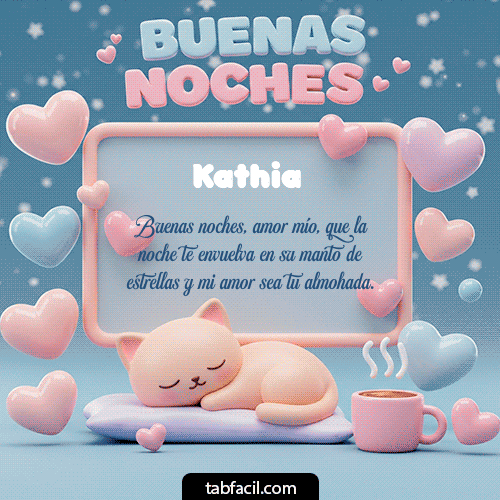Buenas Noches Kathia GIF
