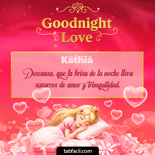Buenas Noches Kathia GIF