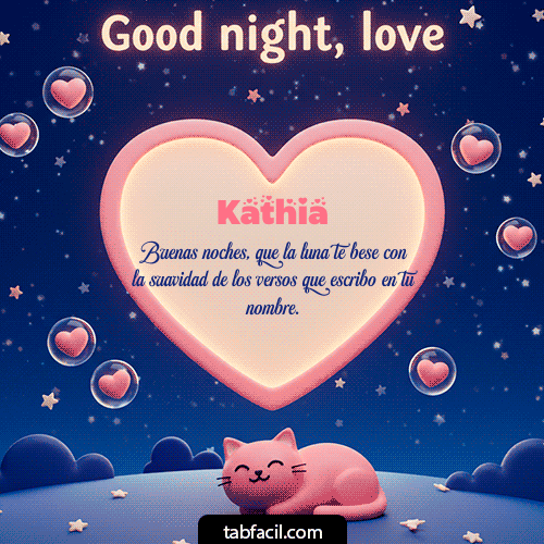 Buenas Noches Kathia GIF