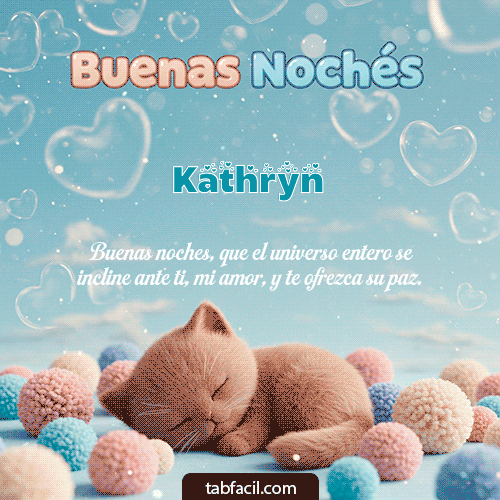 Buenas Noches Kathryn GIF