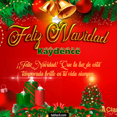 GIF Animado de Feliz Navidad para Kaydence - Feliz Navidad