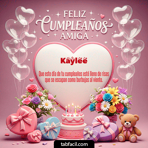 Feliz Cumpleaños Kaylee GIF