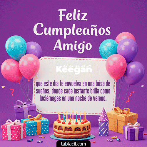 Feliz Cumpleaños Keegan GIF