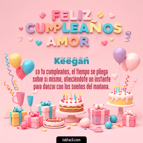 Feliz Cumpleaños Keegan GIF