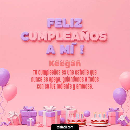 Feliz Cumpleaños Keegan GIF
