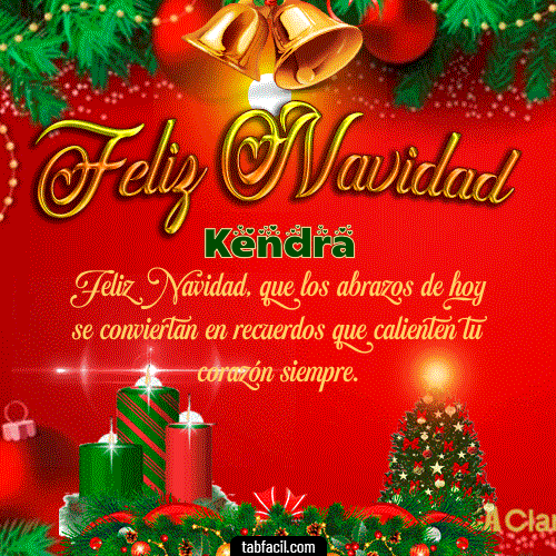 Feliz Navidad Kendra GIF