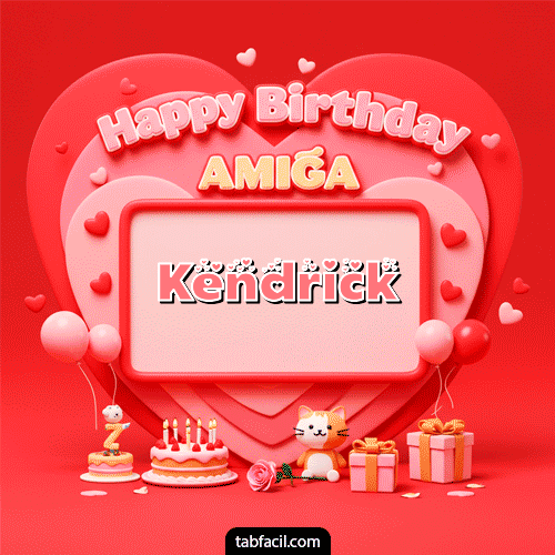 Ver GIF de 🍰 Happy BirthDay Amiga GIF de Kendrick - 🍰 Happy BirthDay Amiga