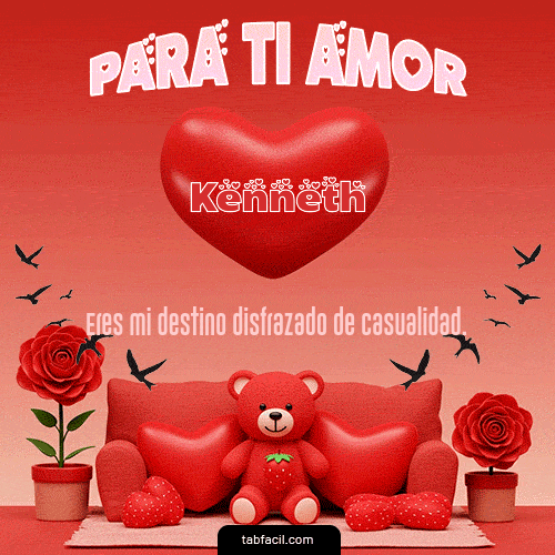 GIF Animado de Feliz Dia Amor para Kenneth - Para tí amor