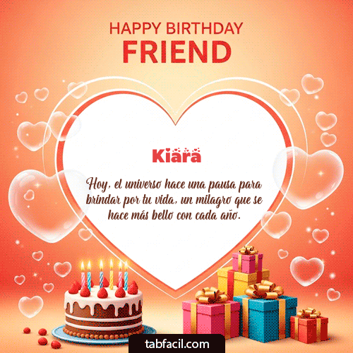 Feliz Cumpleaños Kiara GIF